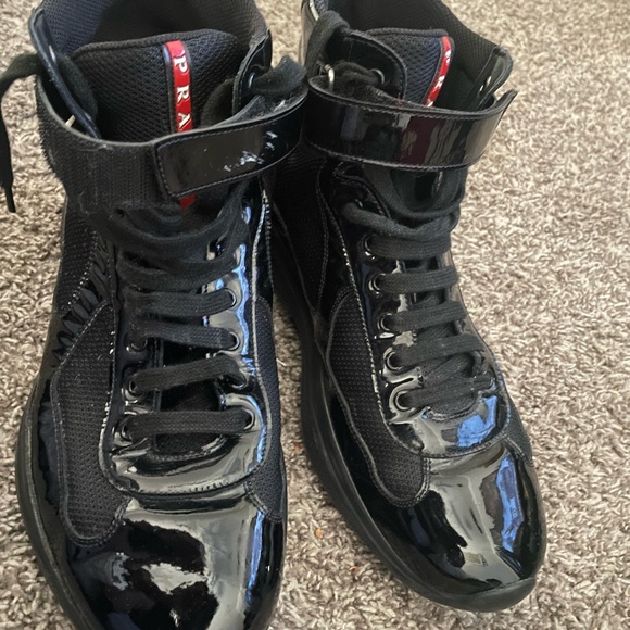 Prada America’s cup high top sneakers - Picture 1 of 8